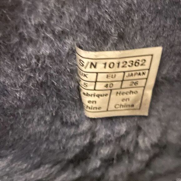 UGG Keely Short Boots Navy Blue Suede Toggle - Picture 7 of 8